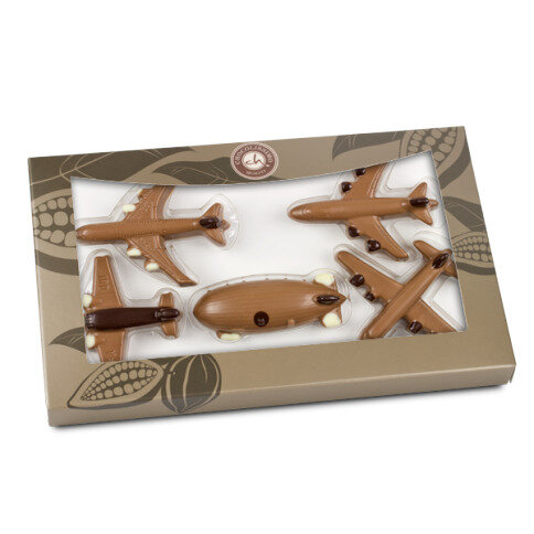 Set of chocolate planes