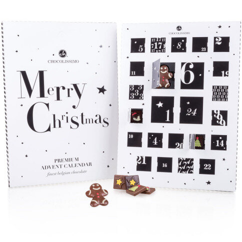 Black and white advent calendar