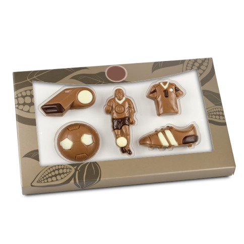 Chocolate footballer set