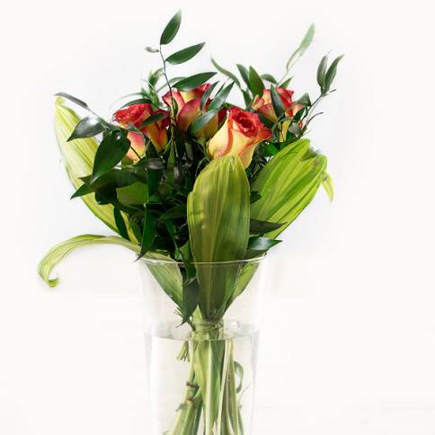 Orange passion bouquet