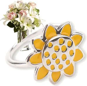 Thun Glossy Ring + Flowers (Classic Composition)