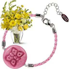 Thun Free Butterfly + Flowers Bracelet (Classic Composition)