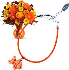 Thun Bracelet Girl Fish + Flowers (Classic Composition)