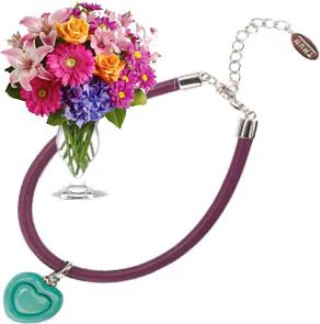 Thun Teen Heart + Flowers Bracelet (Classic Composition)