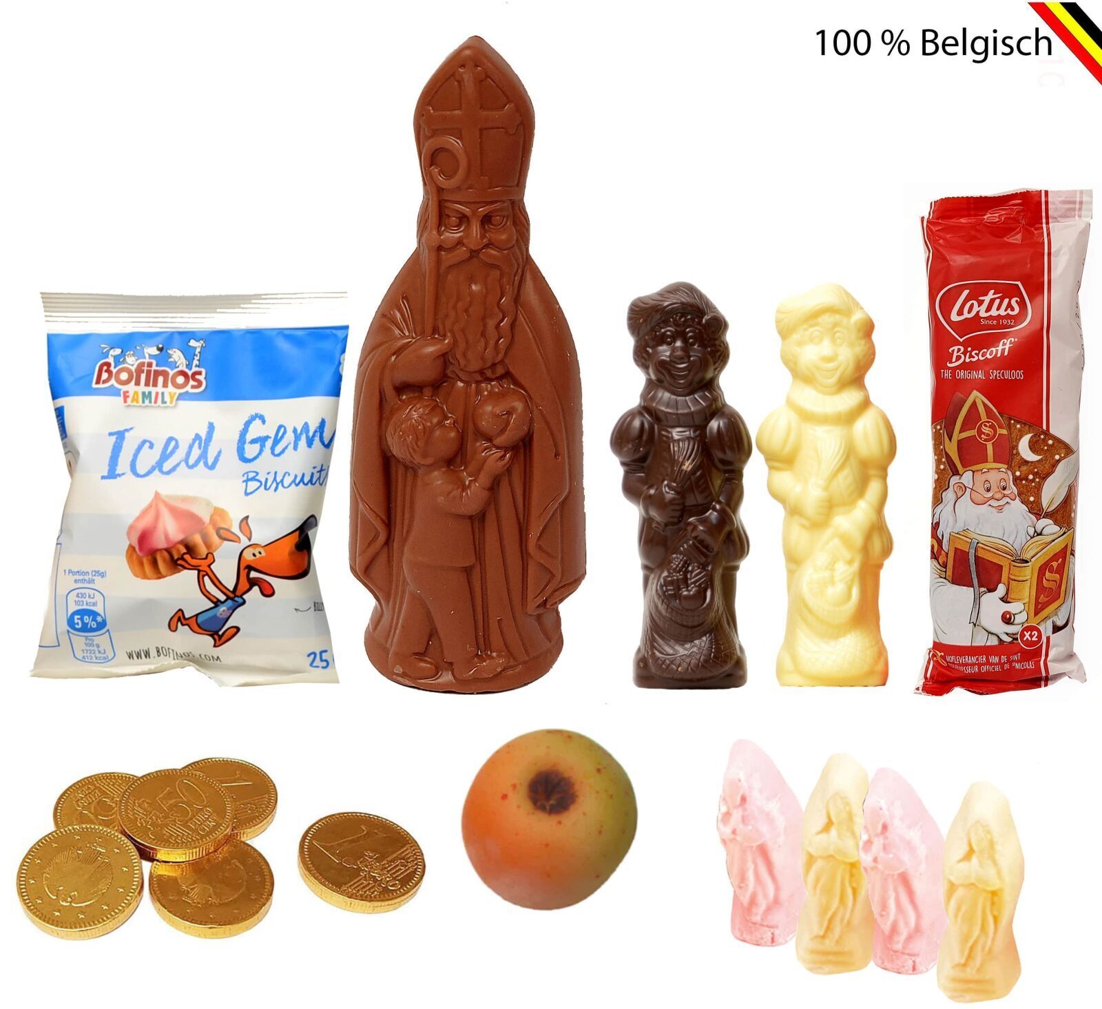 Giant delicious Sinterklaas package with marzipan
