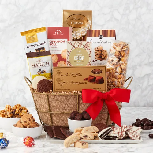 Decadent Delights chocolate Gift Basket