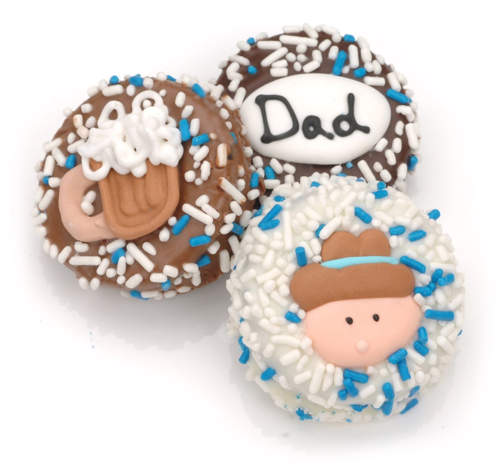 Father's Day Hand Dipped & Decorated Cookie- Single