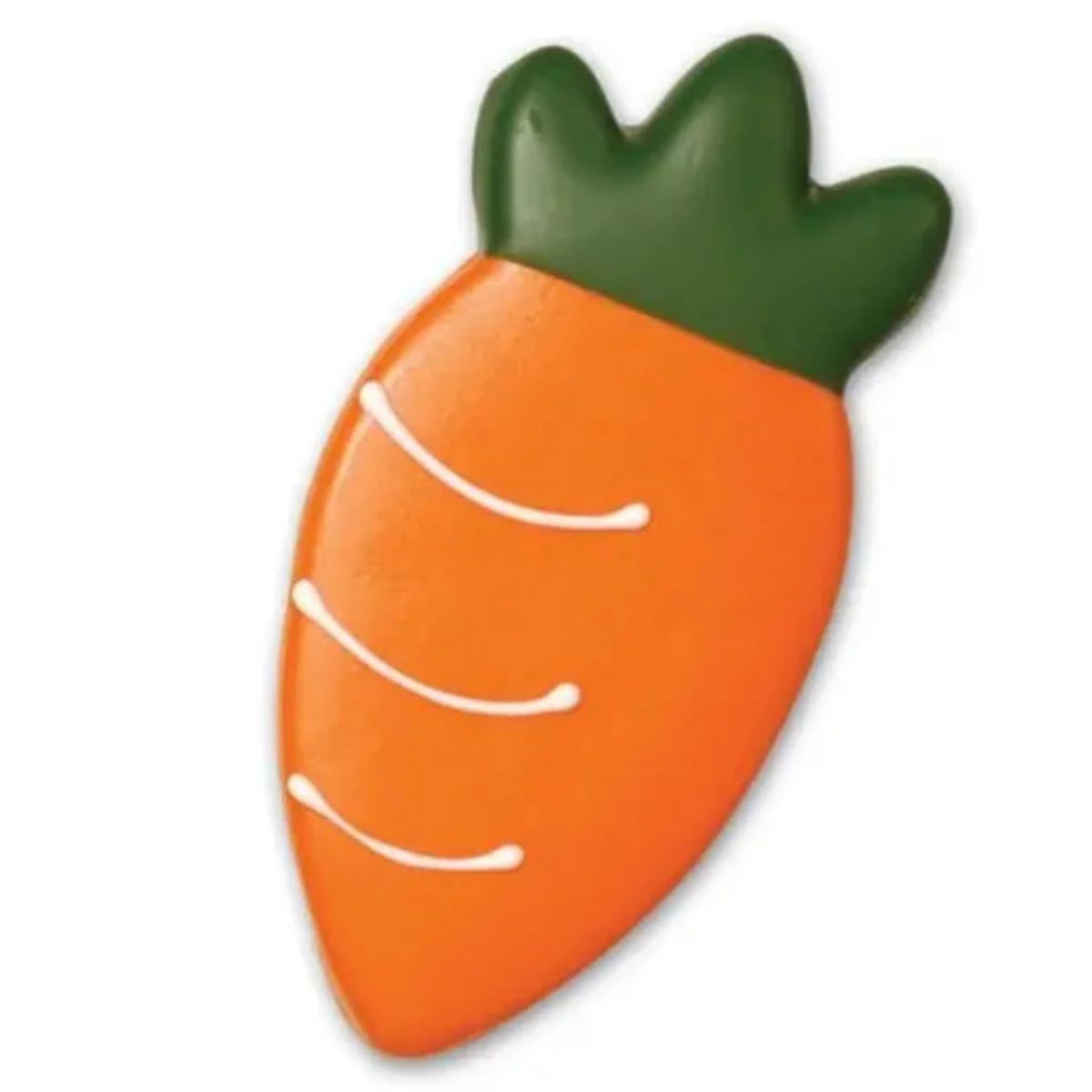 4" Chocolate Dipped Shortbread Carrot