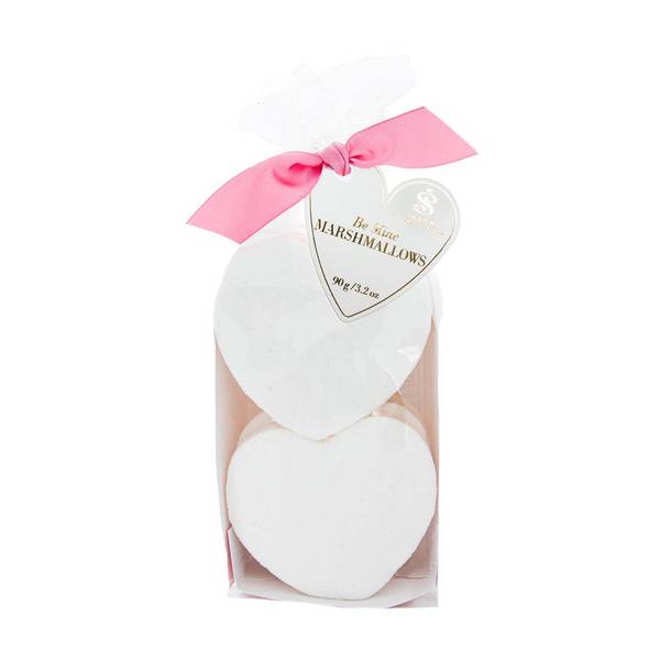 Heart Marshmallows Drink Toppers, Set Of 6
