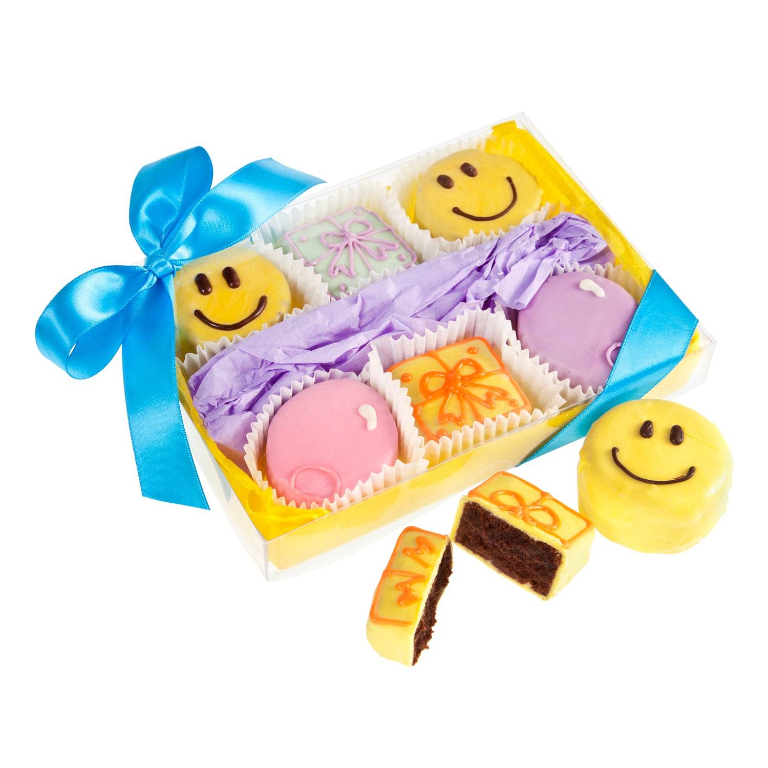 Happy Birthday Brownie Gift Box of 6