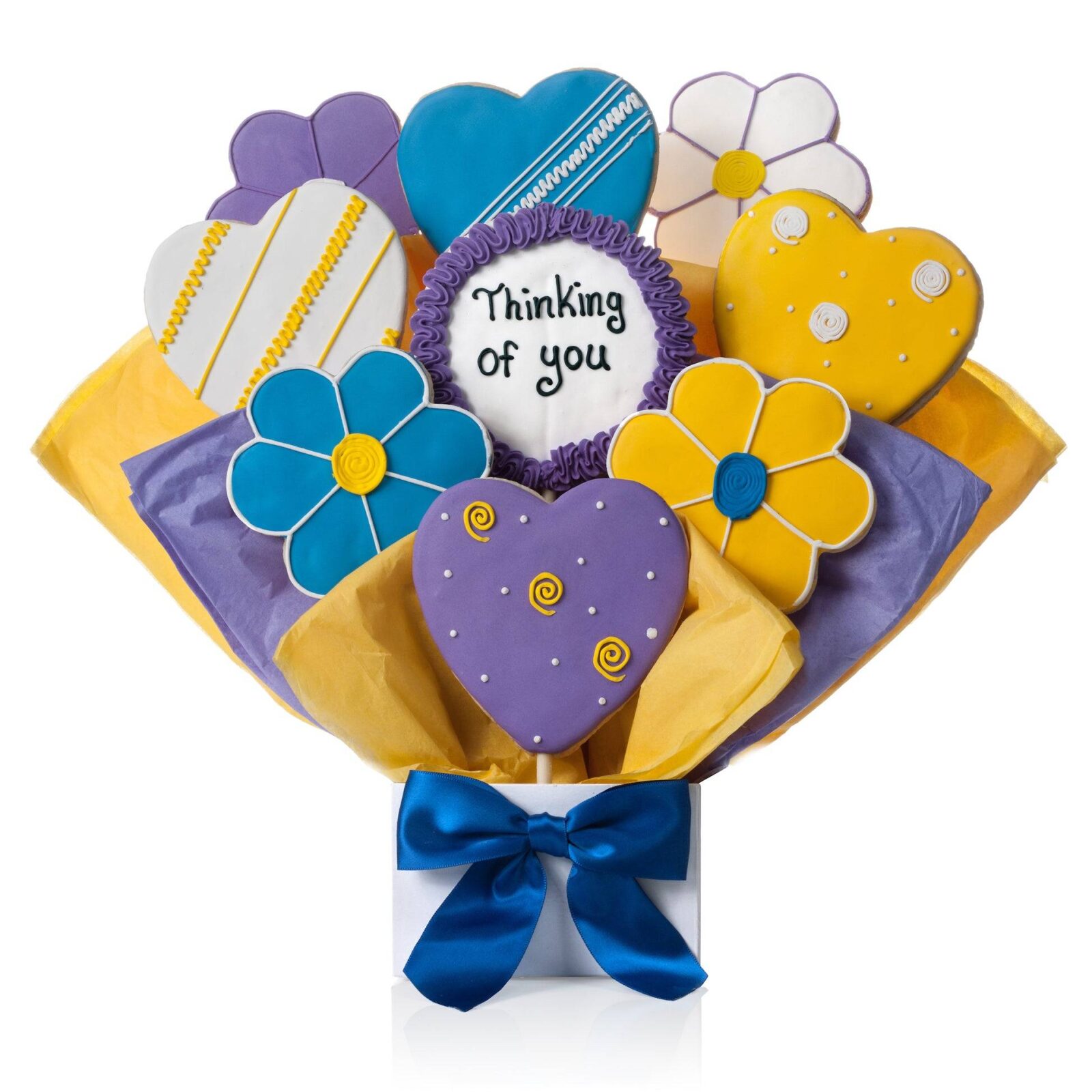 Thinking of You Cookie Bouquet (5 Cookie Count)