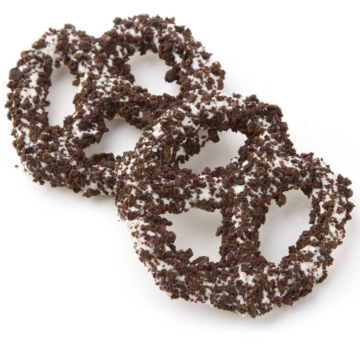 Chocolate Covered Pretzels with Cookie Crumbs - 96 Count