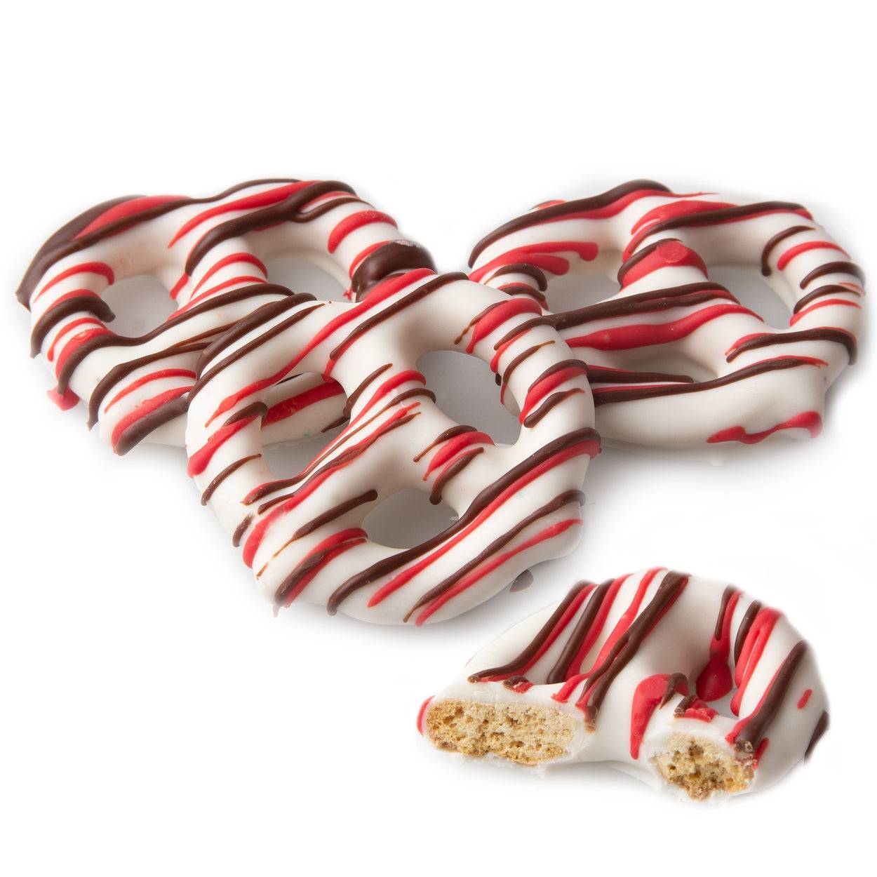Chocolate Covered Cinnamon Graham Cookie Pretzels - 96 Count
