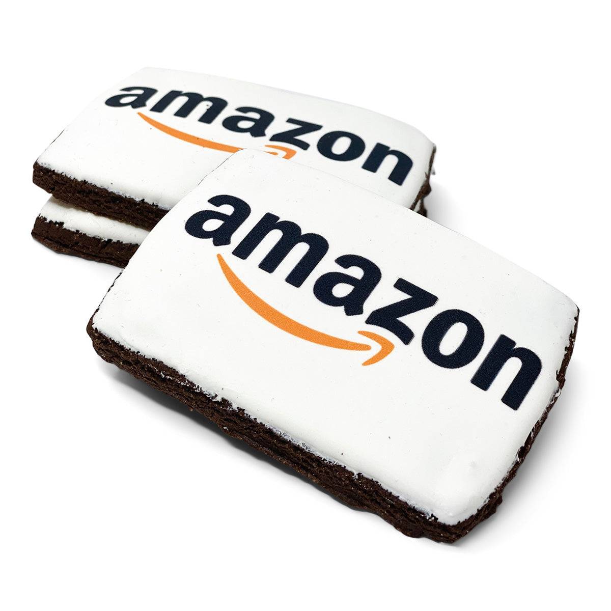 Printed Rectangle Cocoa Sugar Cookie- Single (2x3 inch)