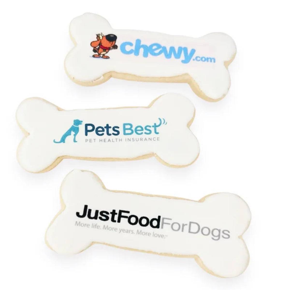 5.5" Printed Iced Sugar Bone Cookie- Single