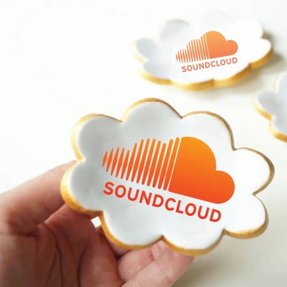 Printed Iced Sugar Cloud Cookie- Single