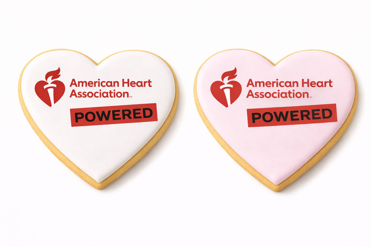 DIRECT PRINT 3.5 INCH LARGE HEART COOKIE