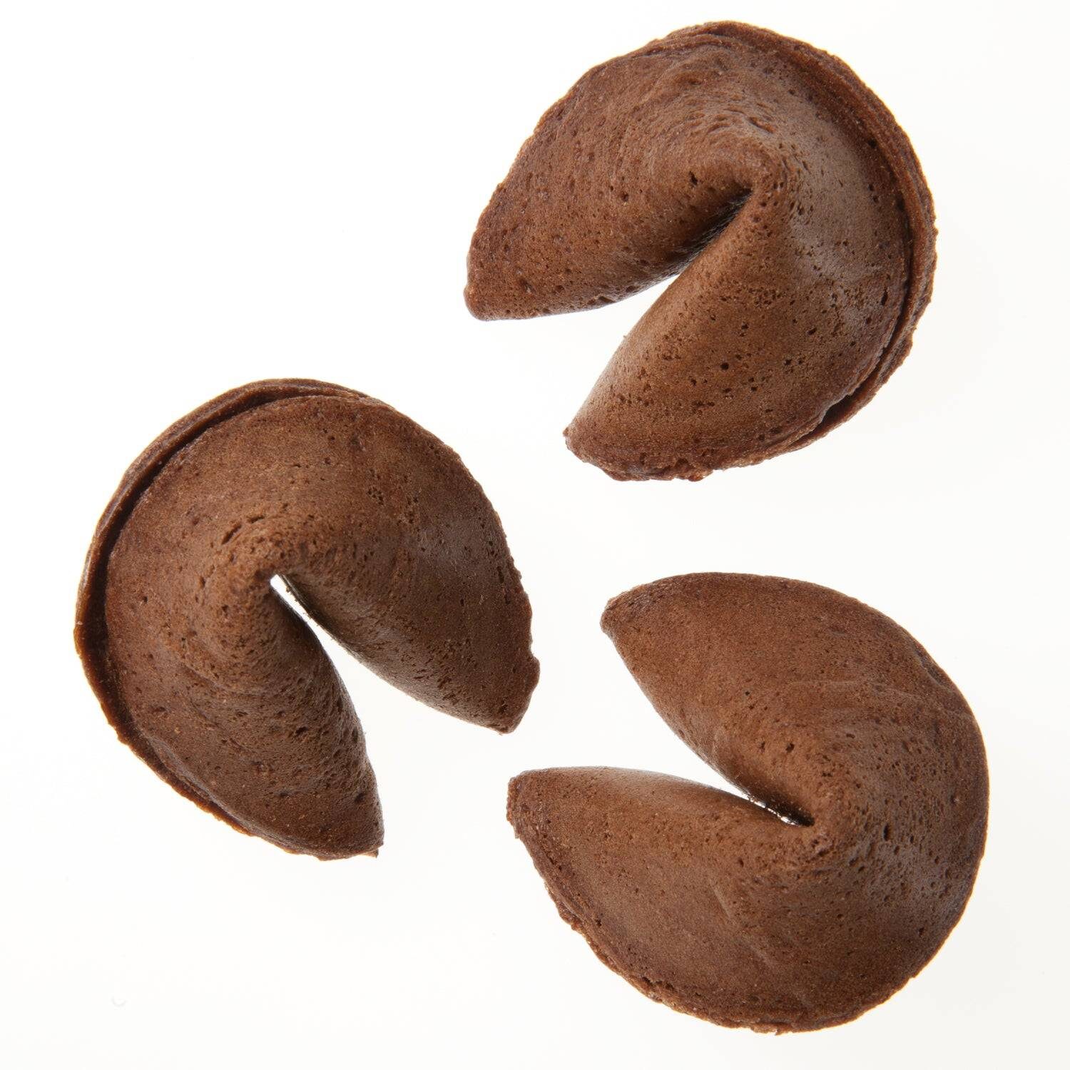 Plain Gourmet Cocoa Fortune Cookies- Single