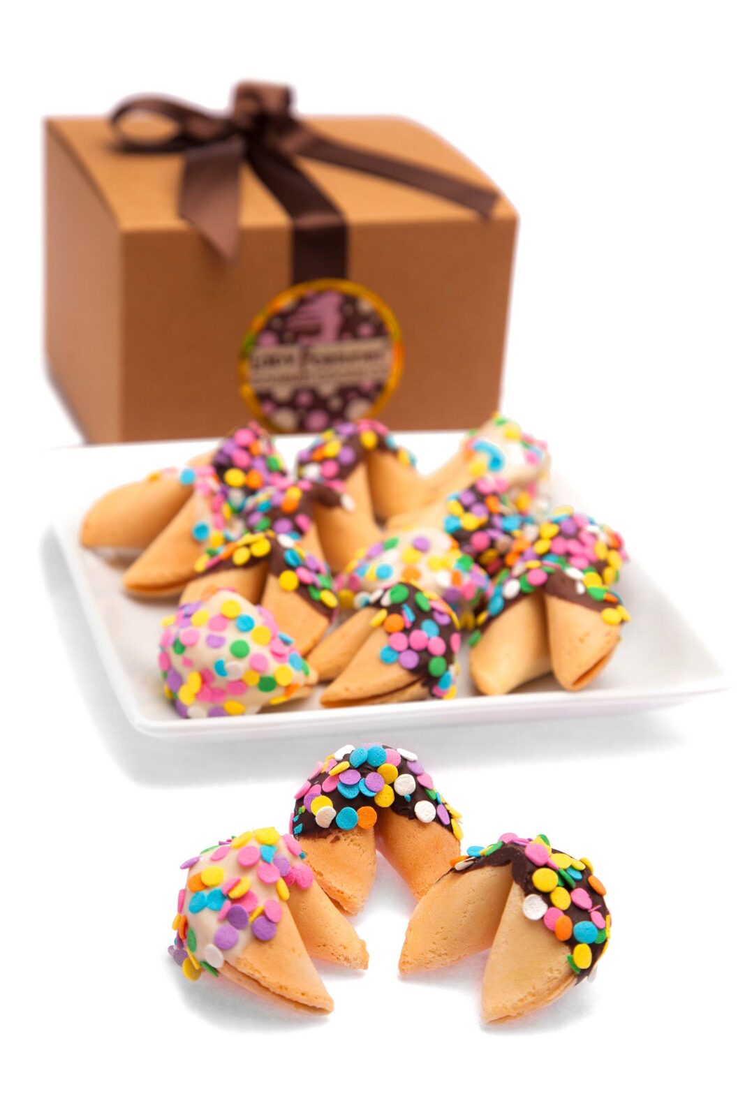 Confetti Fortune Cookie Gift Box- 12 Piece