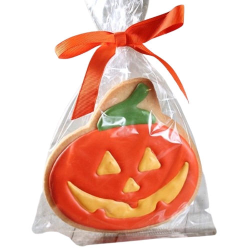 Hand Decorated Cookies- Sugar Cookie Jack 'o' Lantern