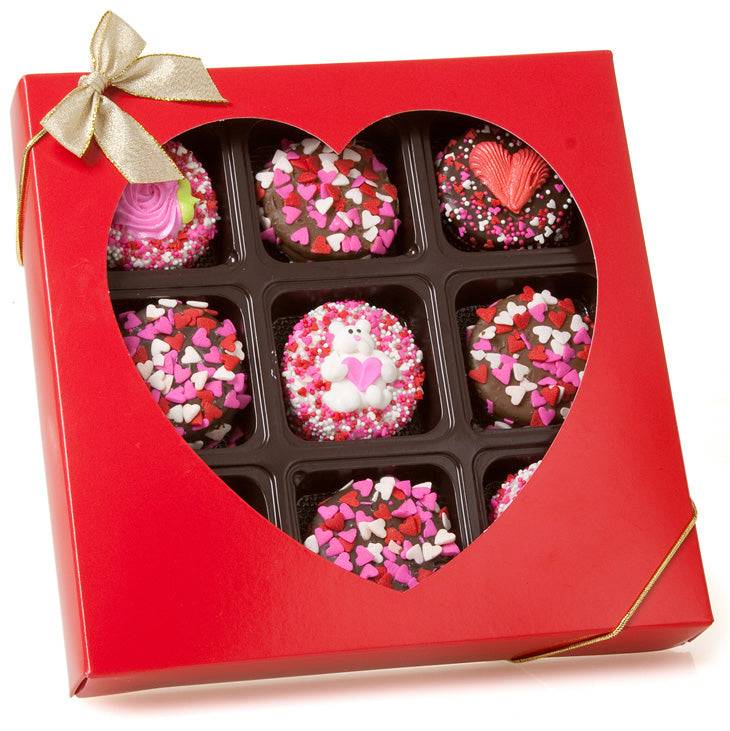 Romantic Chocolate Dipped Oreos®, Box Of 9