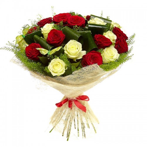 Luxury bouquet of roses