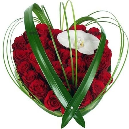 Heart of flowers - Love You