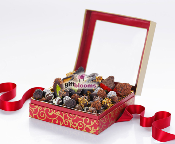 Autumn Fruits In Chocolate (Small)
