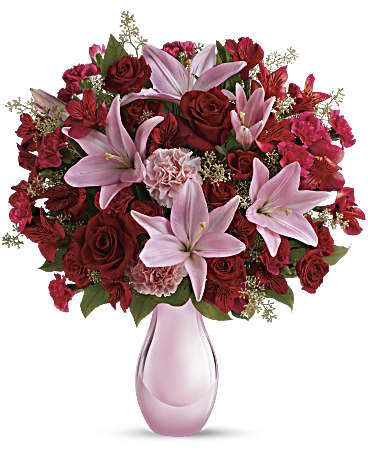 Telefloras Roses and Pearls Bouquet