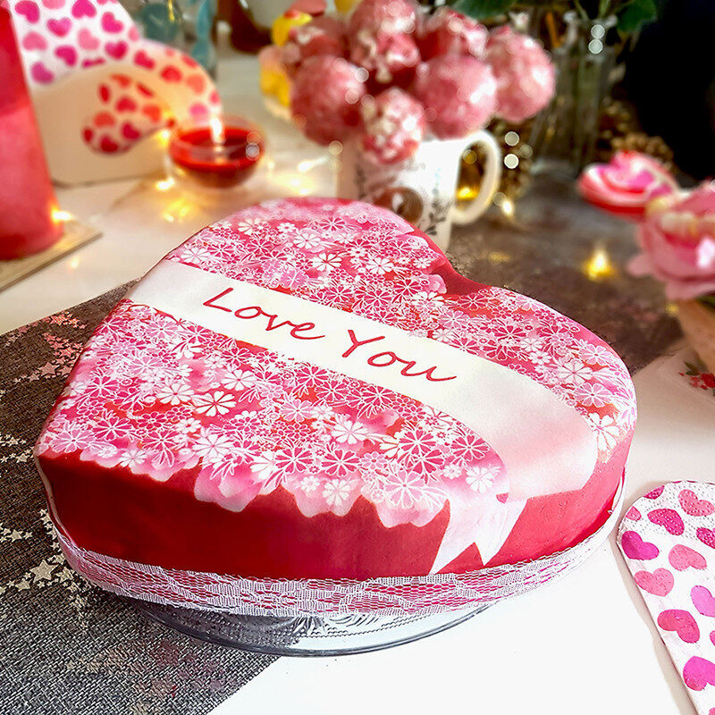 Love Cake In Heart Shape (Size M)