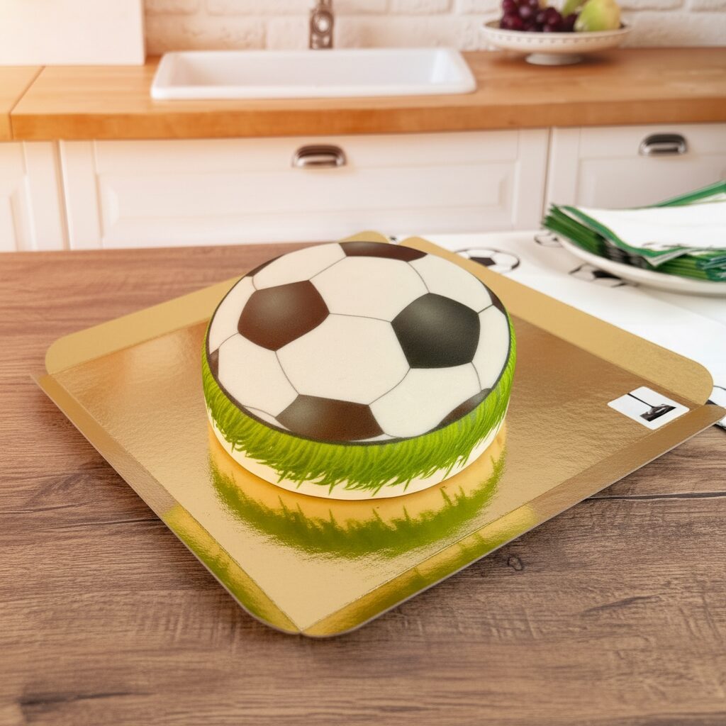 Football cake (Small (18cm (6 Pieces)))
