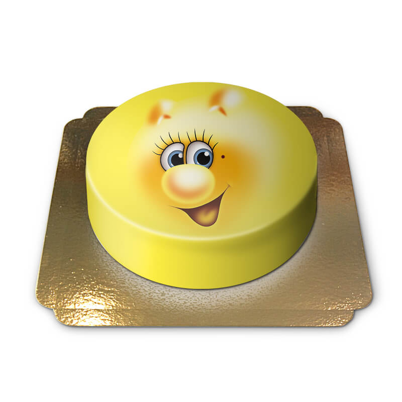 Gelini cake - Yellow Anna Linn (Small (18 cm(6 pieces)))