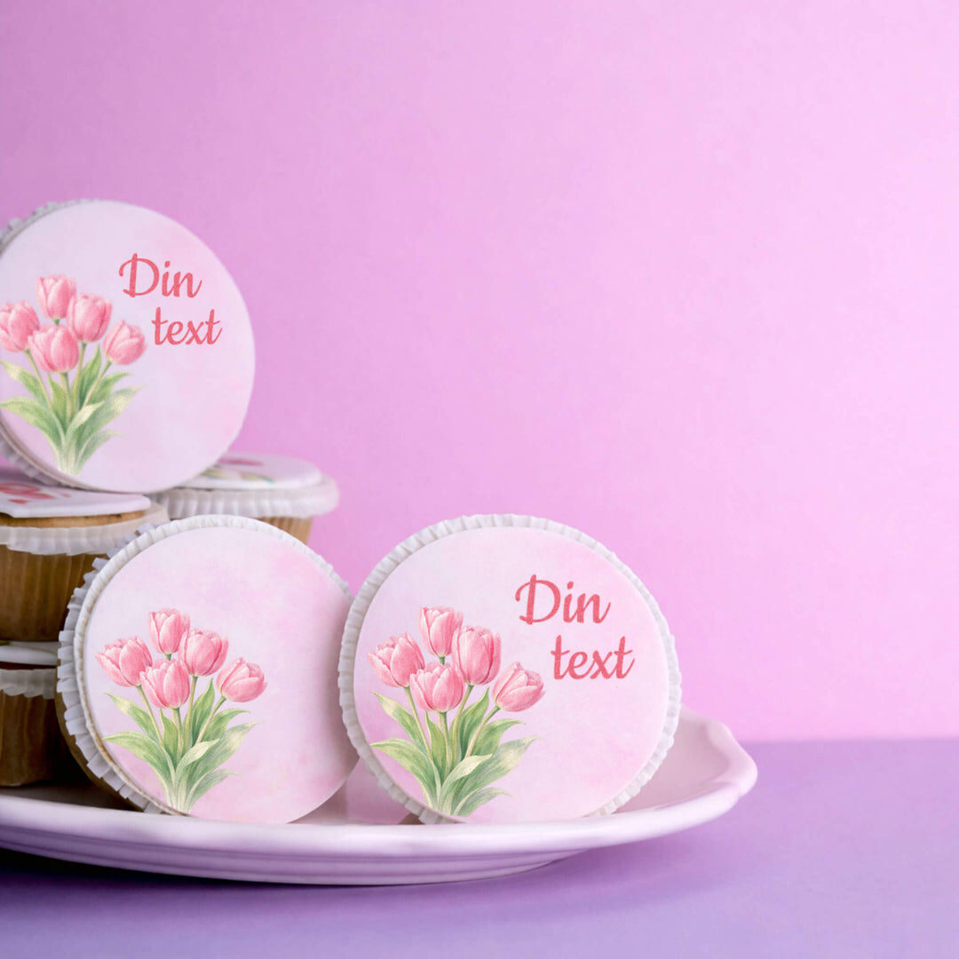 Mother's Day tulip cupcakes (9 pieces)