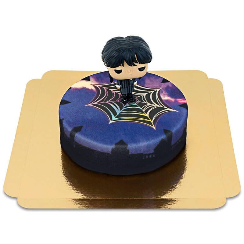 Wednesday® figure on academy cake (Small (18 cm (6-8 pieces)))