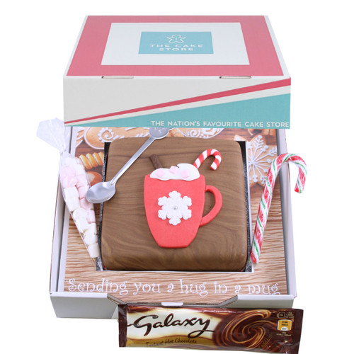 Sending Hug in a Mug Gift Cake