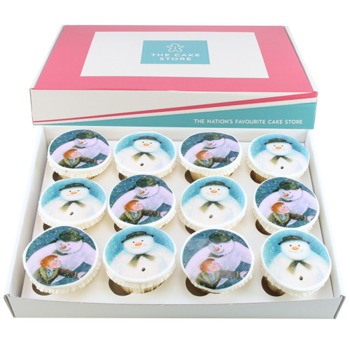 Snowman Cupcakes