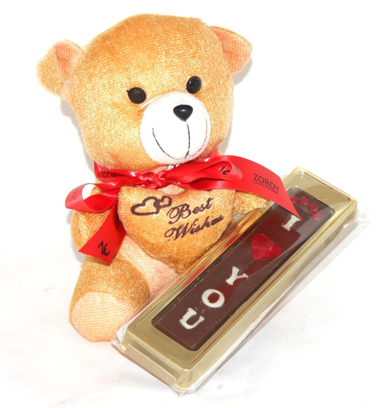 Teddy With I Love You Chocolate Bar